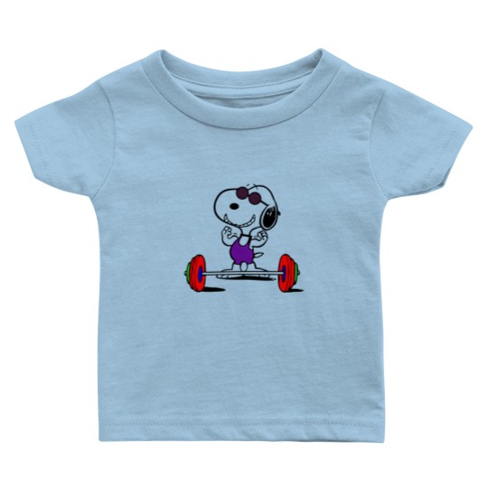 Discover Snoopy Weightlifting Baby T Shirts