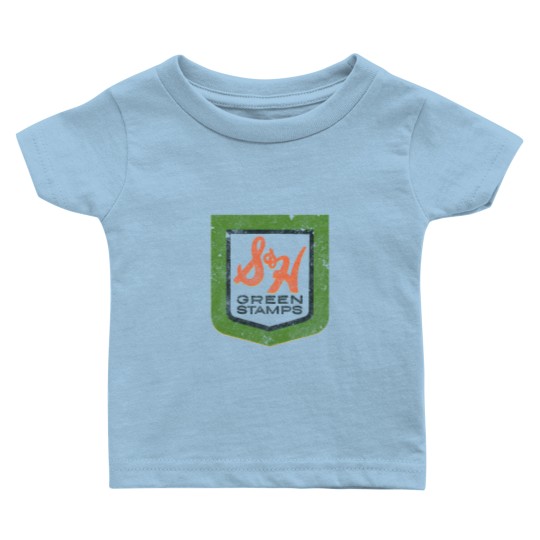Discover Green Stamps distressed - Green Stamps - Baby T Shirts