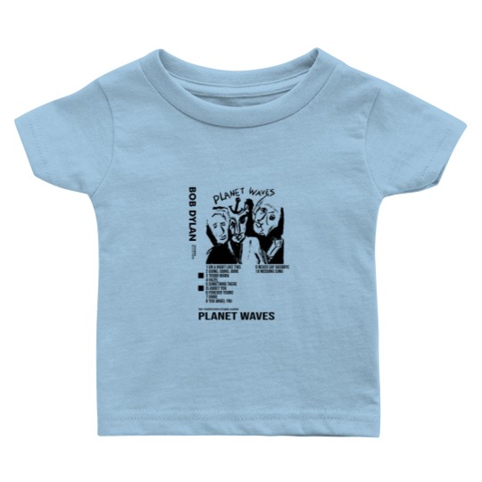 Discover Bob Dylan - Planet Waves Album Poster Baby T Shirts