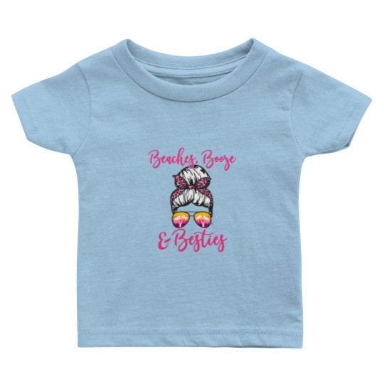 Discover Girls Trip Girls Weekend Friends Beaches Booze & Besties Baby T Shirts