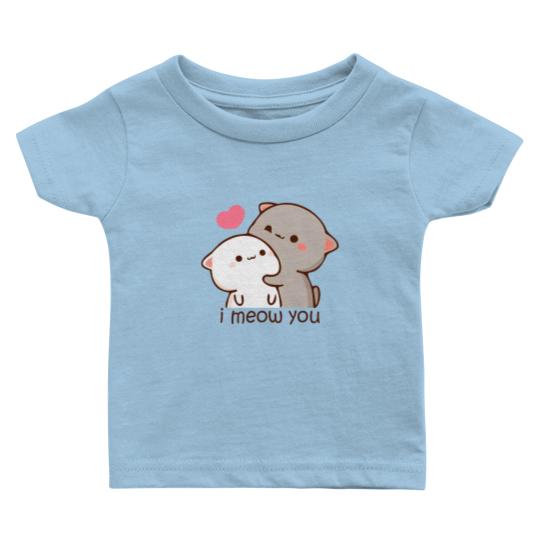 Discover Peach and goma mochi cat Baby T Shirts