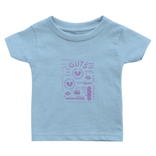 Discover Olivia Rodrigo Guts Graphic Fan Baby T Shirts, Music Album Baby T Shirts