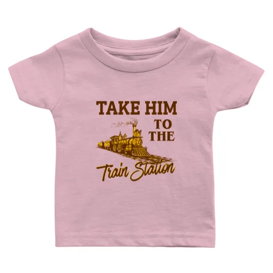 Discover Take Him To The Train Station, yellowst Lover Baby T Shirts
