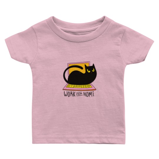 Discover Work From Home And Love Your Cat - Work From Home Cat - Baby T Shirts