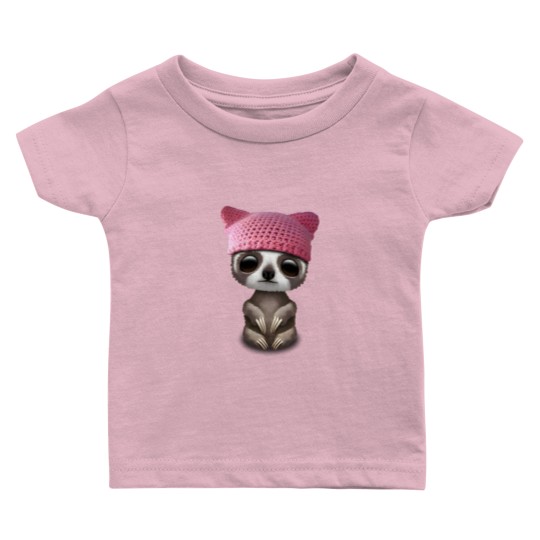 Discover Cute Baby Sloth Wearing Pussy Hat - Pussy Hat - Baby T Shirts