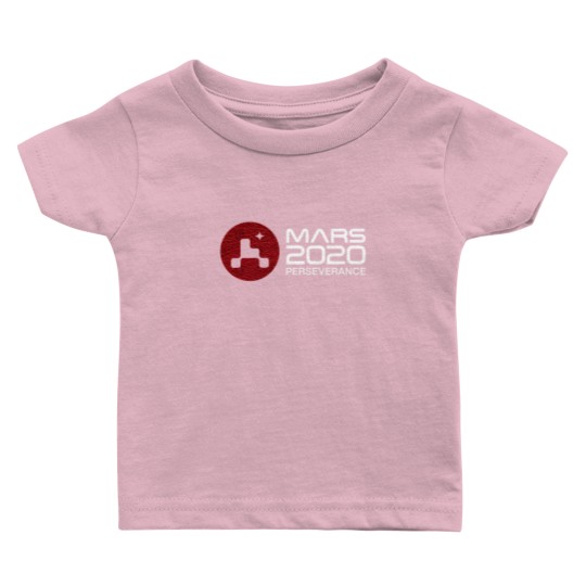 Discover Mars 2020 Perseverance - Space Red Leather Galaxy - Black - Mars 2020 Mission Patch - Baby T Shirts
