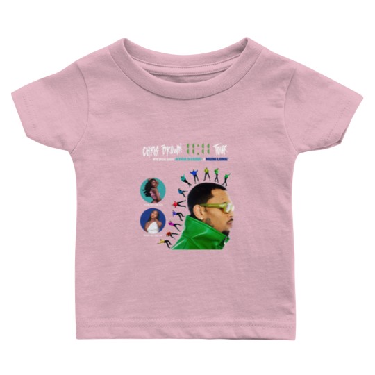 Discover Chris Brown 11:11 Tour 2024 Baby T-Shirts - Concert Gear