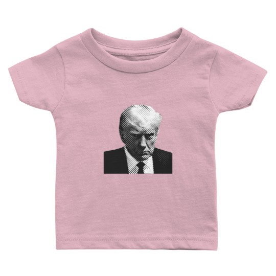 Discover Unisex Ultra Cotton Trump's Mugshot Baby T Shirts