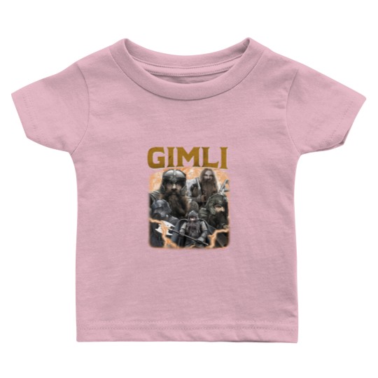 Discover LIMITED GIMLI Baby T Shirts Crewneck Vintage 90s Grapic Baby T Shirts Unisex GIMLI Baby T Shirts