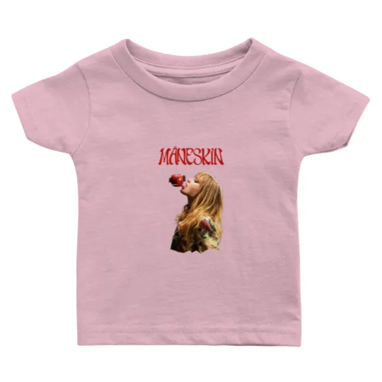 Discover Maneskin band poster art merch Baby T Shirts / Victoria De Angelis print Baby T Shirts