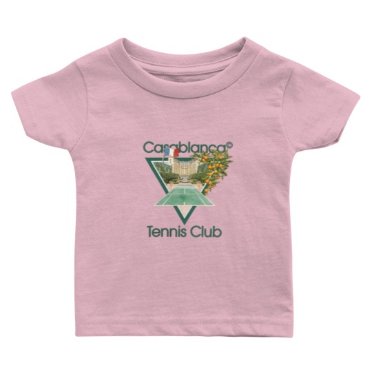 Discover Vintage Casablanca Tennis Club Baby T Shirts