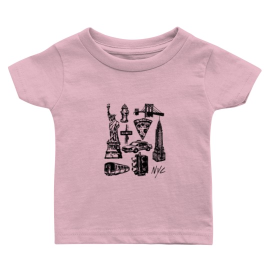 Discover nyc - Nyc - Baby T Shirts