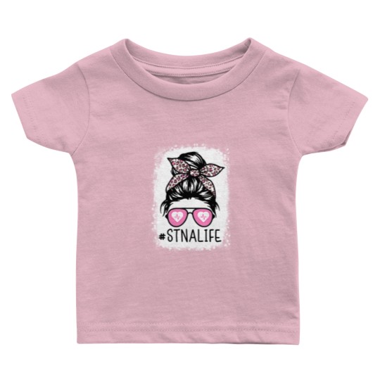 Discover STNA Bleached Messy Hair State Tested Nursing Assi Baby T Shirts