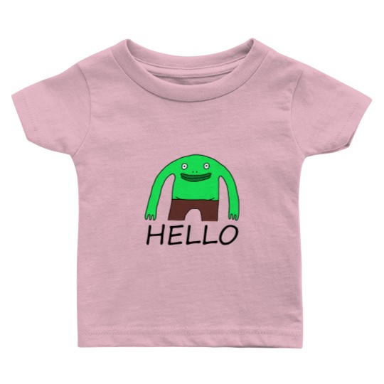 Discover Smiling friends Mr Frog sticker Sticker Baby T Shirts