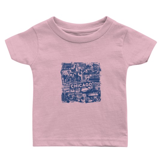 Discover Chicago Windy City Vacation Baby T Shirts