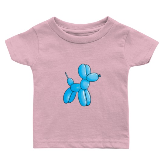 Discover Blue Cartoon Ballon dog Baby T Shirts