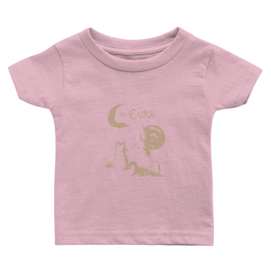 Discover Vintage The Cure Cat Moon Baby T Shirts, The Cure Rock Band Baby T Shirts, The Cure Merch, The Cure Album Baby T Shirts, The Cure Gift For Men