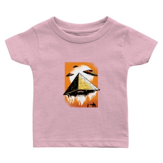 Discover Pyramid Ufo Design - Pyramid Ufo - Baby T Shirts