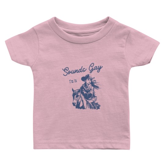 Discover Sapphic Baby T-Shirt - Sounds Gay I'm In