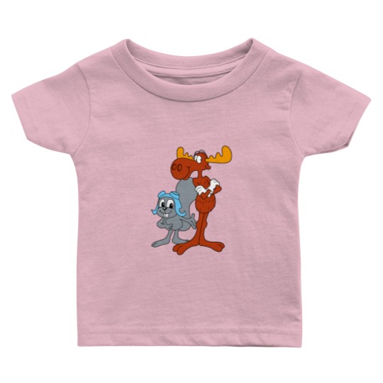 Discover Rocky and Bullwinkle Baby T Shirts