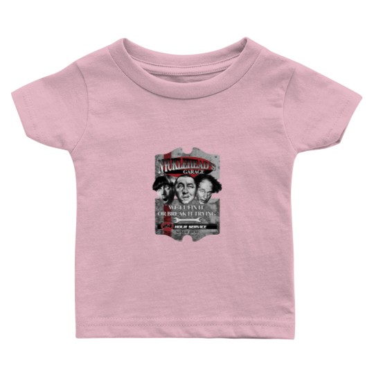 Discover Three Stooges Nyuckleheads Mechanic Garage Baby T Shirts
