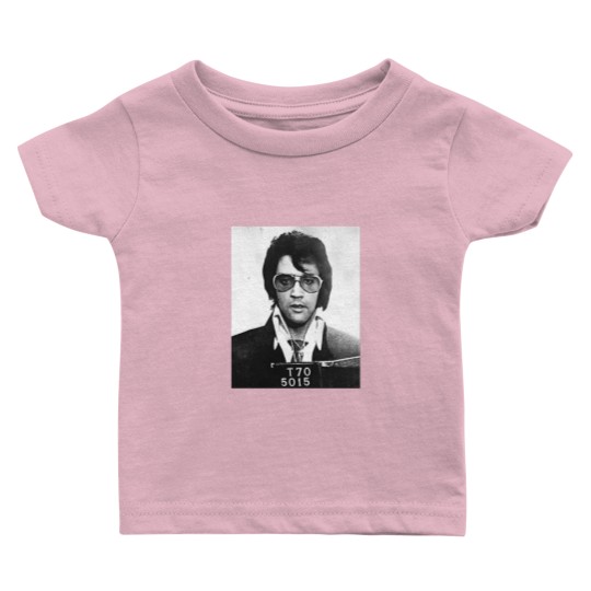 Discover VINTAGE MUGSHOT ELVIS - Elvis Presley - Baby T Shirts