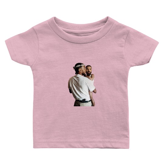Discover Kendrick Lamar Holding Baby Drake Unisex Cotton Baby T Shirts