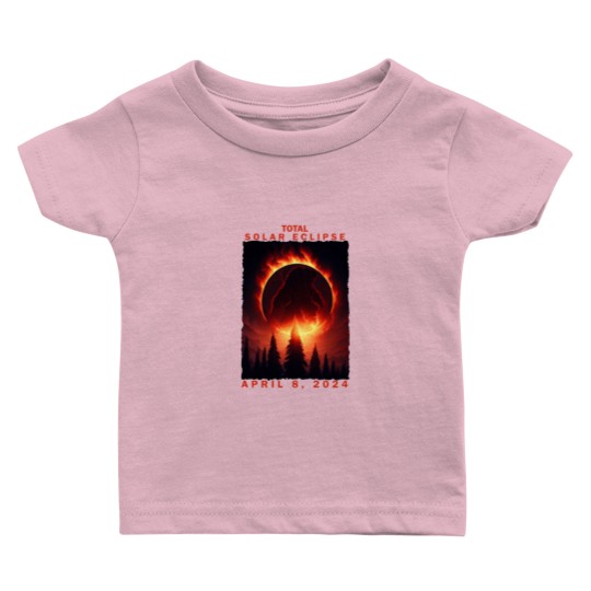 Discover 2024 Eclipse Total Solar Eclipse 2024 Unisex Baby T Shirts