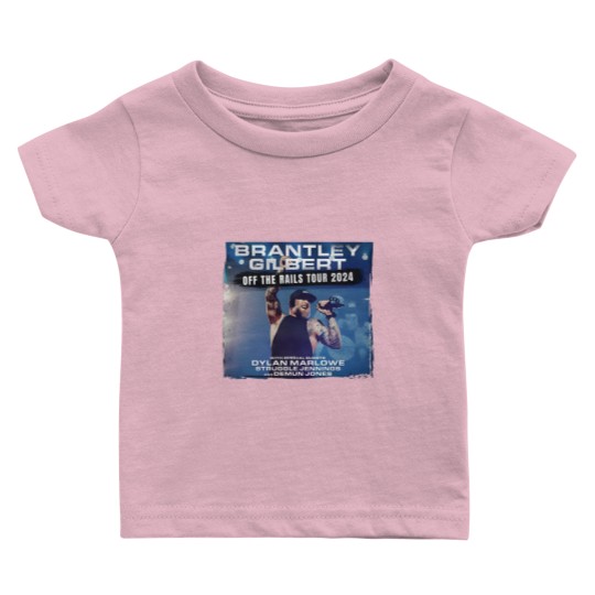 Discover Brantley Gilbert Off The Rails Tour 2024 Baby T Shirts -