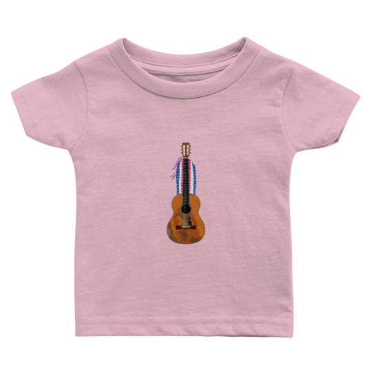 Discover Willie's Iconic Trigger Acoustic Guitar Baby T Shirts