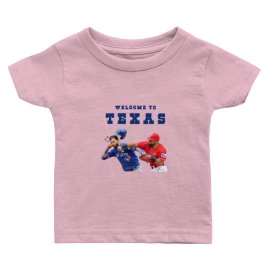 Discover Welcome To Texas Rougned Odor Jose Batista Punch Baby T Shirts