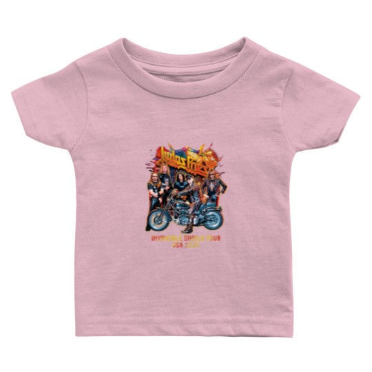 Discover Judas Priest Invincible Shield Tour USA 2024 Baby T Shirts