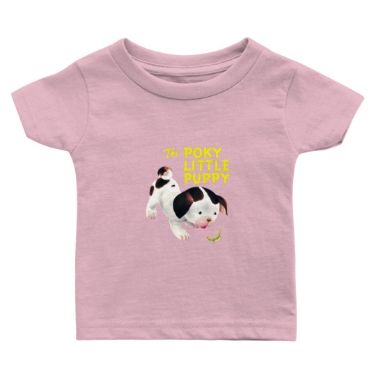 Discover Poky Little Puppy little golden book  illustration Gumby and pokey Baby T Shirts