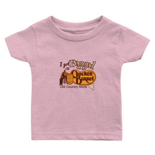 Discover I got Pegged at Cracker Barrel Old Country Store Baby T Shirts, Cracker Barrel Baby T Shirts