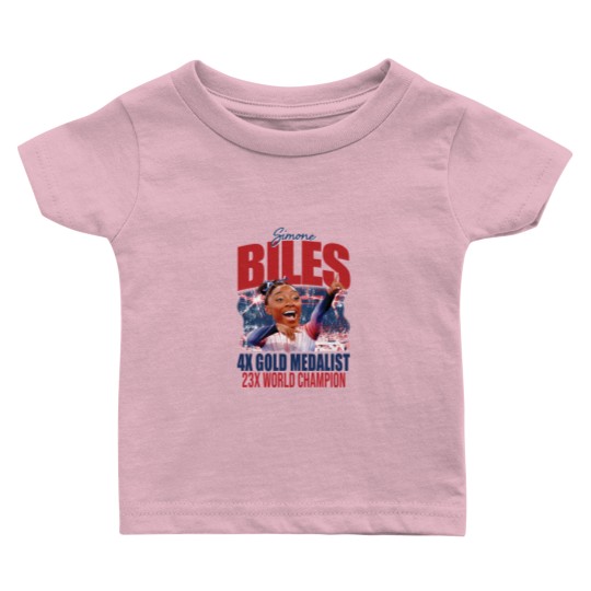 Discover Simone Biles Summer Olympic Games Bootleg Baby T Shirts, 2024 Olympics