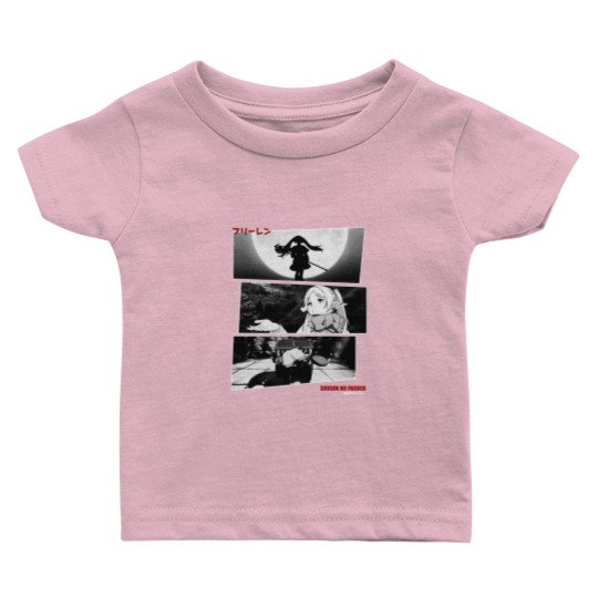 Discover Sousou No Frieren Frieren Halftone Design Baby T Shirts