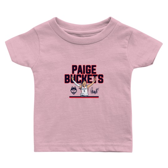 Discover Paige Bueckers Buckets Unisex Baby T Shirts, Basketball Player irt