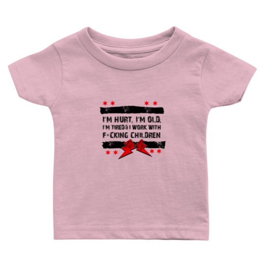Discover Old Man Punk - Hurt, Old, Tired Baby T-Shirts