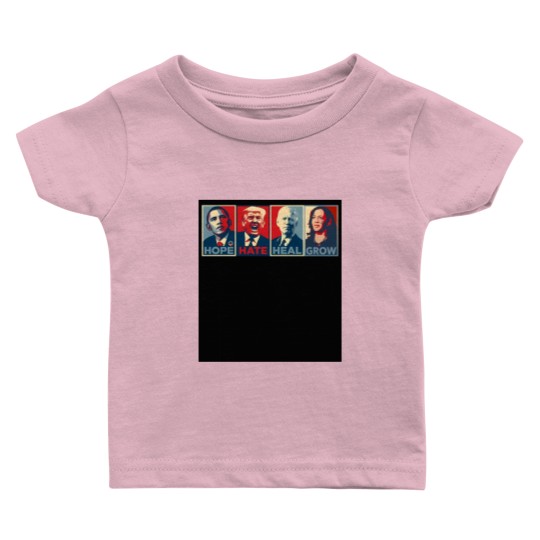 Discover Hope Hate Heal Grow Harris 2024 Baby T Shirts
