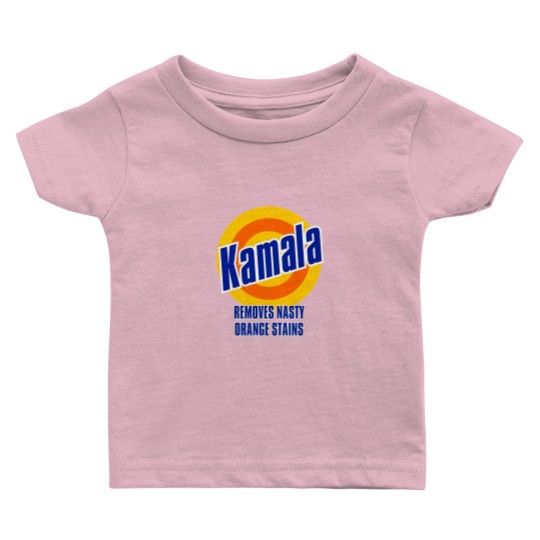 Discover Kamala "Removes Nasty Orange Stains" DTG 190gsm Men's Baby T Shirts