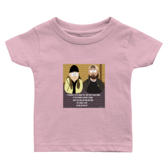 Discover Jay and Silent Bob SouthPark Cartoon Mash-Up Baby T Shirts