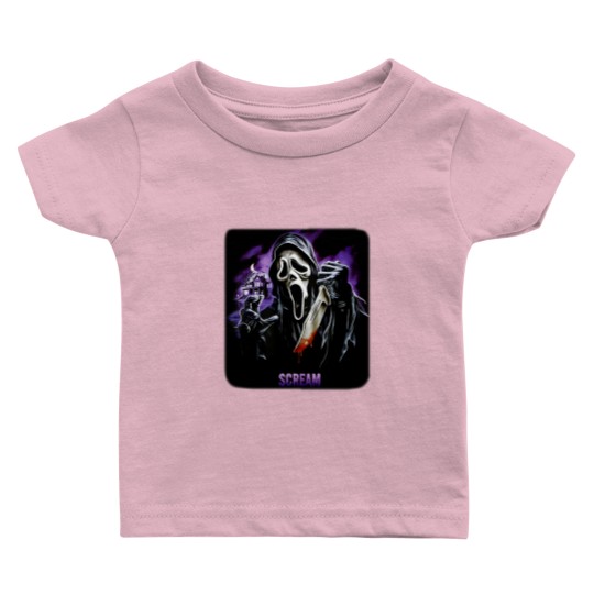Discover Vintage Scream Baby T-Shirts for Scary Movie Lovers