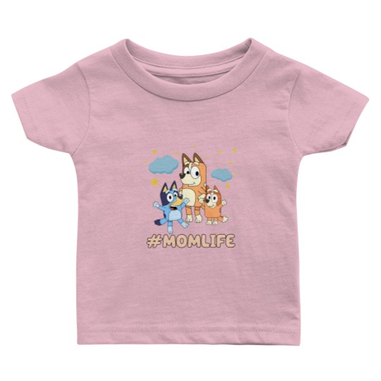 Discover Mom Life Baby T-Shirts featuring BlueyDad & Family