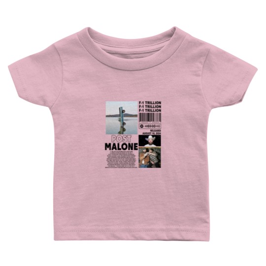 Discover Post Malone Baby T Shirts, F-1 Trillion Album Vintage Baby T Shirts
