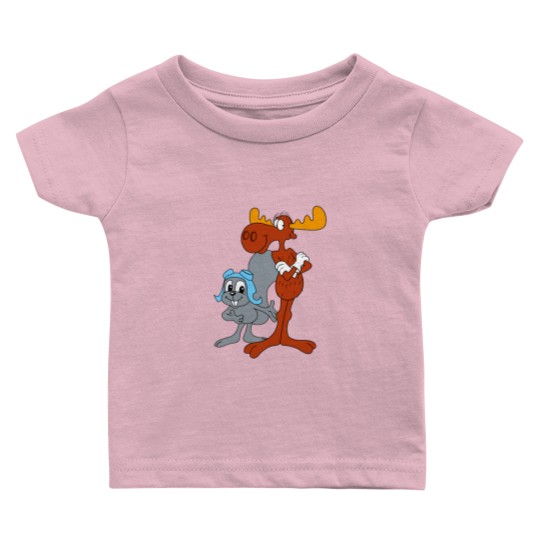 Discover Rocky and Bullwinkle Baby T Shirts
