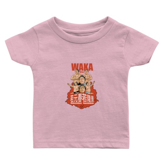 Discover Wakamotoharu and Wakatakakage Japanese sumo wrestlers Baby T Shirts