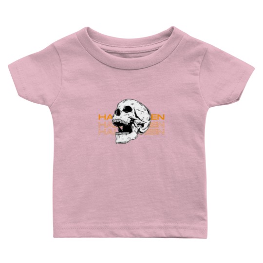Discover Halloween Skull Baby T-Shirt for Festive Wear