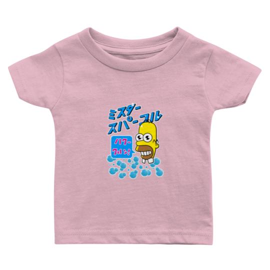 Discover Mr. Sparkle Japanese Homer Classic Baby T Shirts