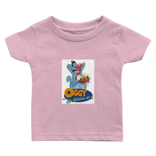 Discover Oggy and the cockroaches Baby T Shirts
