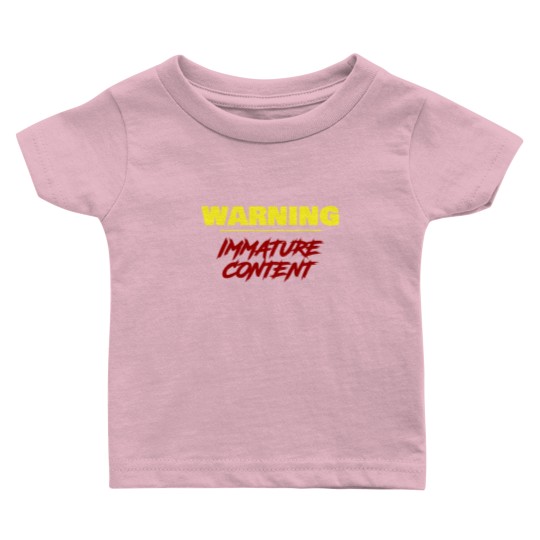 Discover Warning Baby T Shirts